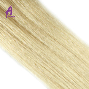 100% vierge cheveux humains <span class=keywords><strong>Je</strong></span> pointe la prolongation <span class=keywords><strong>de</strong></span> cheveux, usine fournisseur Russe 613 blonde bâton pointe extension - Product Image 4