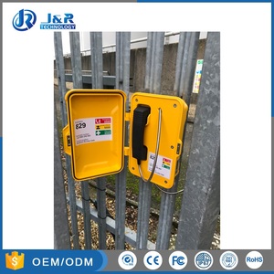 Resistente alle intemperie Auto Quadrante Industriale Telefono <span class=keywords><strong>VoIP</strong></span>, PoE Alimentazione Tramite Ethernet SIP Ringdown Telefono - Product Image 4