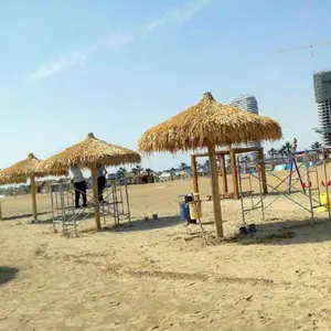 PVC PE feuerfeste künstliche Rena Stroh Kunststoff synthetische Stroh rolle Wasser Schilf Stroh - Product Image 1