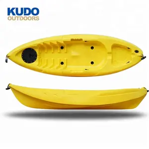 KUDO FREIEN Heißer Verkauf Großhandel K1 Kinder Kunststoff Boot Kayak Mit Paddel Und Sitz