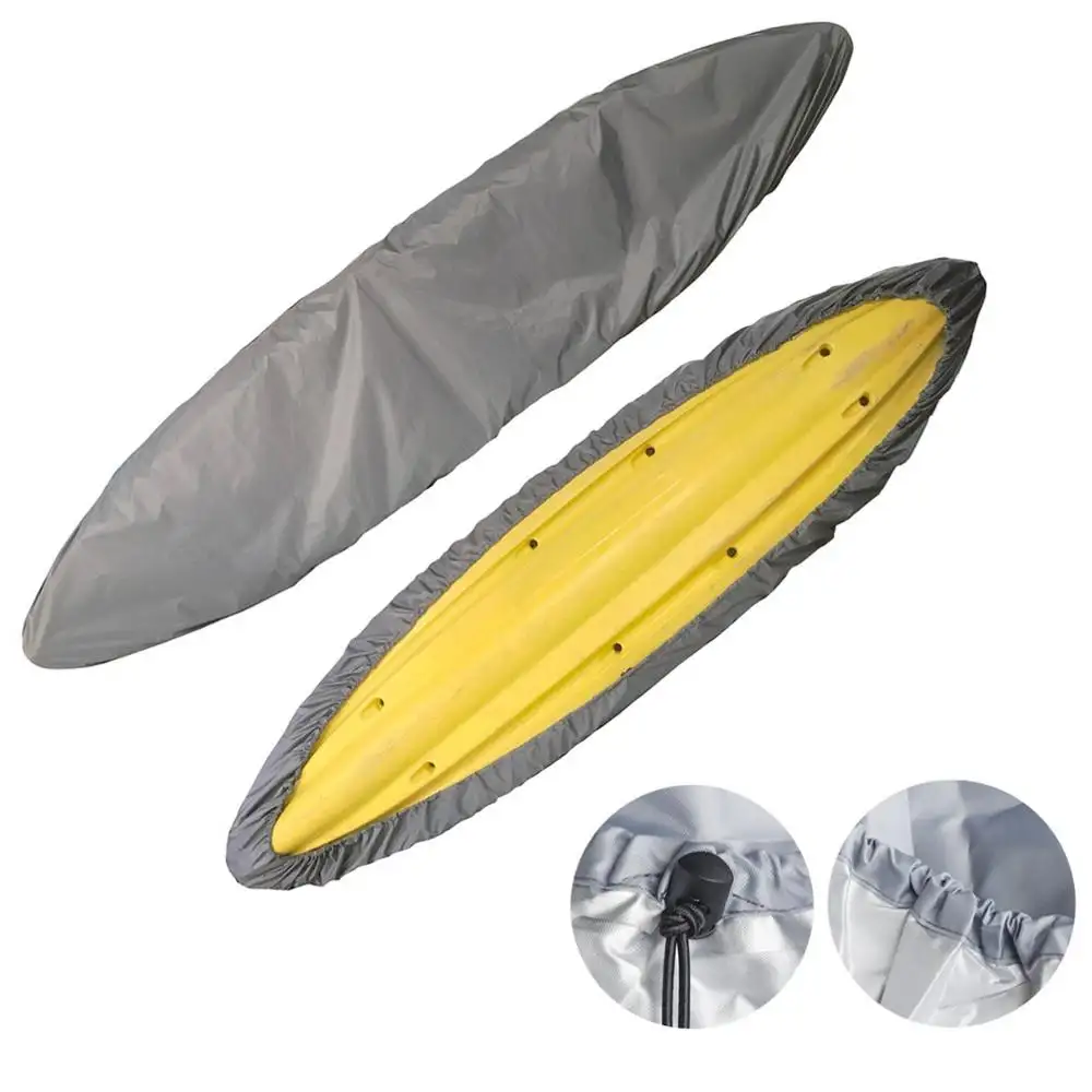 Grigio Kayak Canoa Polvere Di Stoccaggio Impermeabile di Copertura Durevole Crema di Protezione Solare Della Copertura Offre Protezione UV per la Pesca Barca Hobie Pro Angler