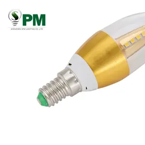 Ampoule de bougie led e14 5w CE, chandelle pyramide pour minage, prix bon marché, 1 pièce