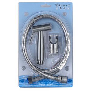 Modelador de água em aço inoxidável, controle de fluxo, para fralda, pulverizador bidé para controle, economia de água, arma pulverizador