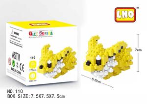 Hot Bán Mini Khối Đồ Chơi Khác Nhau Anime Poke Đi Hành Động Con Số Thông Minh Tự Làm Đồ Chơi - Product Image 4