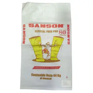 50キロ100キロLaminated Polypropylene PP Woven Wheat Flour Bags / Sacks / Sacos