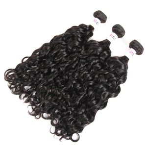 Italiano Natural de la onda de agua ondulado de la extensión del pelo humano productos de estilo de Dubai en línea - Product Image 2