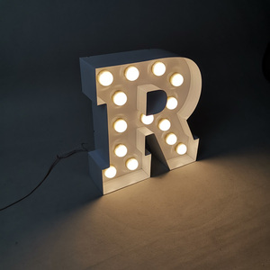 Da sposa decorativi ad alta luminosità ha condotto la lampadina lettera bianco caldo gigante di <span class=keywords><strong>lettere</strong></span> di amore - Product Image 3