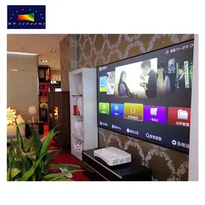 Xyscreen 100 Inci 93% ALR Layar Hewan Peliharaan Kristal 4 K Ust Layar Proyektor untuk Home Theater