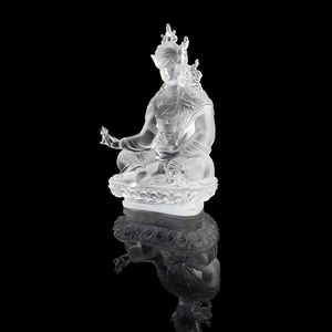 2019 nouveau cristal artisanat décoration de la maison cadeaux cristal verre sculpture Statue de Bouddha - Product Image 2