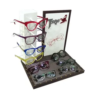 Tùy Chỉnh Thiết Kế Thời Trang Quang Cửa Hàng Eyewear Đứng Acrylic Sunglasses Display Rack