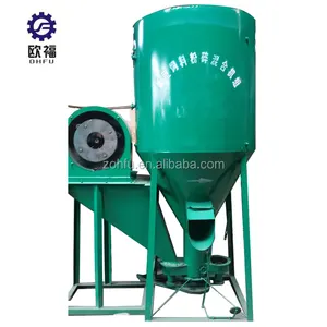 Animal feed mixing and crushing all in ome machine animal feed pellet machine