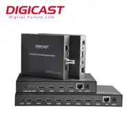 جهاز مشفر مع دجيكاست, جهاز مشفر مع قناة واحدة H265 HEVC H.264 يعمل بالضغط الكفء IPTV OTT HD MI to IP RTMP لـ WAN