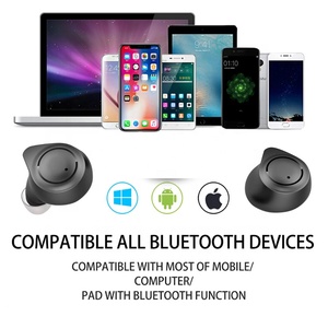 Auriculares TWS invisibles APTX, inalámbricos por Bluetooth, sonido HiFi estéreo con canción de salto - Product Image 6
