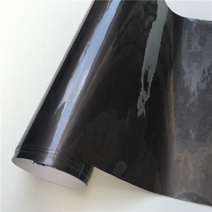 <span class=keywords><strong>Film</strong></span> d'emballage de voiture en vinyle brillant gris ciment 1.52*18m rouleau bricolage facile à installer décalcomanie sans désordre enveloppes en vinyle automobile - Product Image 3