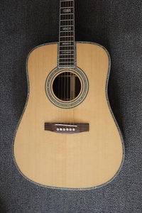 Weifang Rebon 6 corde 41 pollici tutta la <span class=keywords><strong>chitarra</strong></span> <span class=keywords><strong>acustica</strong></span> della mano sinistra solida con intarsio abalone - Product Image 2