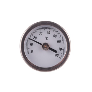 <span class=keywords><strong>Termómetro</strong></span> Bimetálico para Agua Caliente de Piso, Mini, 33MM, 0-120C, Cuerpo de Latón, Mejores Ventas - Product Image 1