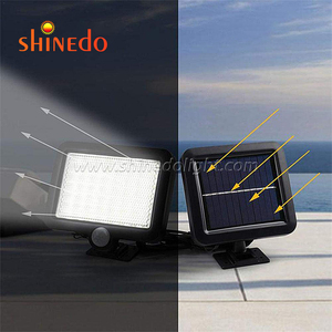 Đèn Đường Năng Lượng Mặt Trời Để Xe Ngoài Trời Gắn Tường Cảm Biến Chuyển Động Cảm Ứng Cơ Thể Người 56 <span class=keywords><strong>Led</strong></span> Chống Nước - Product Image 5