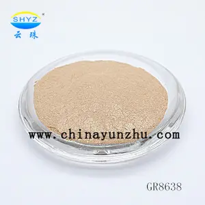 Yunzhu الميكا Pearlescent الصباغ مسحوق ذهبي للماكياج