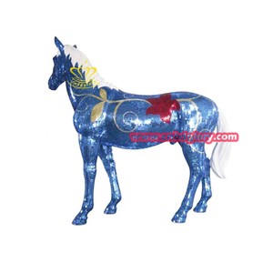 รูปปั้นเสือดาวโมเสคไฟเบอร์กลาสขนาดเท่าเสือดาวประติมากรรมศิลปะเรซิน3D สำหรับโรงแรมสวนถนนรูปแบบการตกแต่ง - Product Image 2