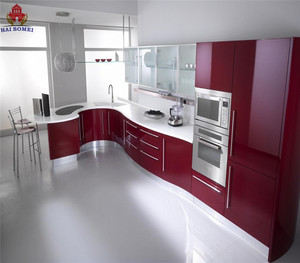 Bomei Fabbrica di Alta Qualità Mobili Da Cucina Set Cucina Moderna Gabinetto <span class=keywords><strong>Disegni</strong></span> Armadio Da Cucina Modulare - Product Image 1