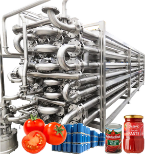 100 KG mỗi giờ ~ <span class=keywords><strong>2</strong></span> Tấn Mỗi giờ nước sốt cà chua và nước sốt cà chua dây chuyền chế biến với túi nhựa hoặc Tin có thể đóng gói - Product Image 1