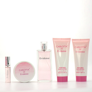 Carlotta de evidense Pink 100ml + 15ml damas perfume Body Spray 5pcs fijado - Product Image 2