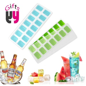 14 Lưới Silicone Ice Cube Khay Với Nắp Không Tràn Có Thể Tháo Rời Nắp Khay Có Thể Stackable Bền Ice Cube Khay Với Nắp - Product Image 3