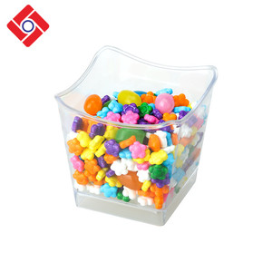 <span class=keywords><strong>Carré</strong></span> Transparent Mini 150 ml Tasse à Dessert En Plastique, La Gelée, le Pudding <span class=keywords><strong>Coupe</strong></span> Vaisselle Jetable Pour La Fête, <span class=keywords><strong>Mariage</strong></span> - Product Image 1