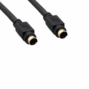 6 Feet FT S-Video mini din 4 MDIN4 gold plated 4 pin male to male M/M cable cord connector for camcorders satellite DVD PC TV