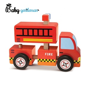 2018 Nouvelle mode diy de bande <span class=keywords><strong>dessin</strong></span>ée en bois jouet ambulance pour enfants Z04376A - Product Image 5