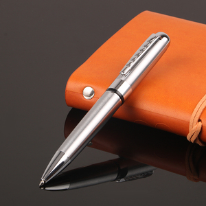 <span class=keywords><strong>Penne</strong></span> in Acciaio Inossidabile Personalizzate per Regali Aziendali, Penna <span class=keywords><strong>a</strong></span> <span class=keywords><strong>Sfera</strong></span> in Metallo <span class=keywords><strong>di</strong></span> Alta Qualità con Meccanismo <span class=keywords><strong>a</strong></span> Rotazione, Argento e Nero, per Omaggi Esecutivi - Product Image 4