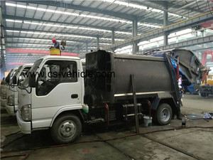 LHD/Rhd <span class=keywords><strong>Dongfeng</strong></span> 5m3 8m3 <span class=keywords><strong>10cbm</strong></span> 12m3 Phía Sau Tải Máy Đầm Xe Tải Chở Rác Giá - Product Image 6