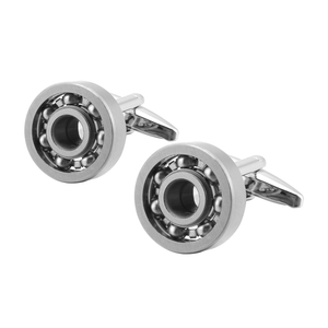Ingrosso novità ruota sterzante gemello <span class=keywords><strong>argento</strong></span> da <span class=keywords><strong>uomo</strong></span> - Product Image 2