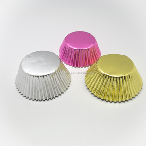 Papel de aluminio de la <span class=keywords><strong>Magdalena</strong></span> de papel casos <span class=keywords><strong>Magdalena</strong></span> hornear cupcakes - Product Image 1
