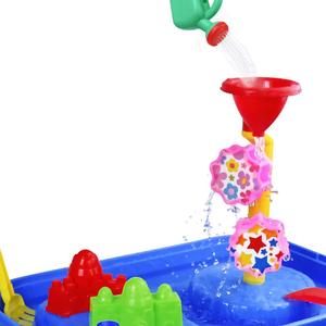 <span class=keywords><strong>Table</strong></span> de sable et d'<span class=keywords><strong>eau</strong></span> en plastique 2-en-1 avec plateau de bac à sable et moules à jouets d'<span class=keywords><strong>eau</strong></span> Pelle Râteau Arrosoir <span class=keywords><strong>Table</strong></span> d'activités pour enfants - Product Image 2