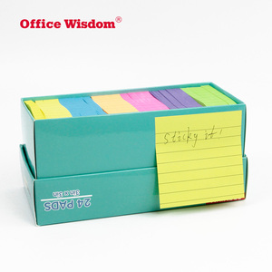 Super <strong>Sticky</strong> <strong>Notes</strong> with Line for School 24 Pack <strong>Sticky</strong> Pad for Home Office 3x3inches - Product Image 5