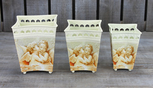 2019 jardinières en métal home sweet ange pot de fleur pour <span class=keywords><strong>la</strong></span> <span class=keywords><strong>maison</strong></span> jardin décoration - Product Image 6