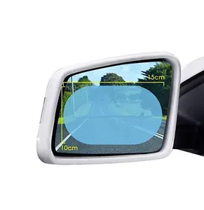 100mm * 145mm רכב rearview מראה זכוכית אנטי גשם ערפל נגד ערפל נגד גשם זכוכית מראה סרט pet סרט אנטי glore גשם