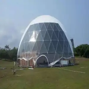 Outdoor grande famiglia telaio in alluminio geodetica della cupola iglo struttura tenda