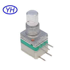 <span class=keywords><strong>Film</strong></span> <span class=keywords><strong>de</strong></span> carbone double gang 6 pins 8mm potentiomètre rotatif avec bouton-poussoir - Product Image 3