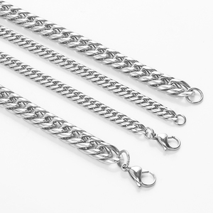 2017 Dernière Chaîne Collier bijoux en acier Inoxydable plaqué or chaîne <span class=keywords><strong>gourmette</strong></span> arabie 18 k bijoux en or - Product Image 1