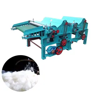 Old waste cotton opener/ textile / fiber /waste cloth rag opening machine