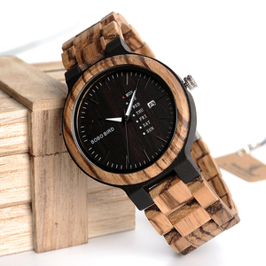 Orologio <span class=keywords><strong>da</strong></span> <span class=keywords><strong>Polso</strong></span> in Legno Riciclato con Logo Personalizzato, Movimento <span class=keywords><strong>al</strong></span> <span class=keywords><strong>Quarzo</strong></span> Giapponese, Stile Antico <span class=keywords><strong>per</strong></span> Uomo - Product Image 6