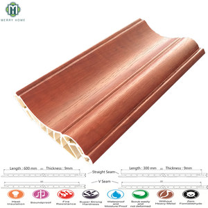 Molde Melinco, azulejo de cornisa de poliestireno Flexible, línea de extrusión de esquina de Pvc de China, grano de madera, decoración del hogar, moda Gooday - Product Image 3