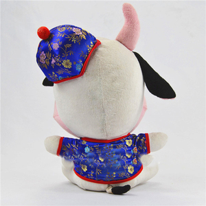 De peluche de <span class=keywords><strong>los</strong></span> animales de granja leche promoción juguetes de gran tamaño 45 cm que de la vaca de peluche - Product Image 3