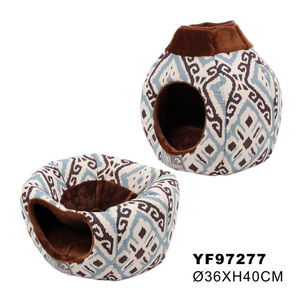 Fábrica al por mayor lindo cómodo caliente lienzo Pet cueva - Product Image 3