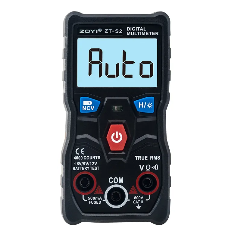 ZT-S2 4000 counts digital multimeter auto range digital professional multimeter