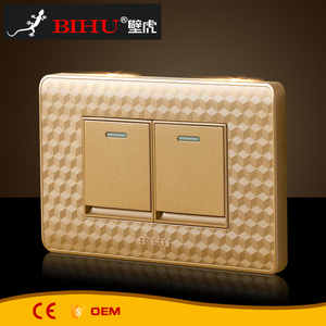 Bihu americano marcas de interruptores de luz defond conmutadores 2 Gang 2 interruptor de pared manera - Product Image 2
