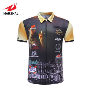 Los hombres famoso nombre de marca uniformes camiseta con logotipo personalizado dardo camisa - Product Image 2