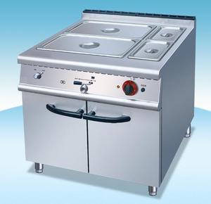Équipement De cuisine En Acier Inoxydable Gaz Bain Marie Avec Armoire - Product Image 2